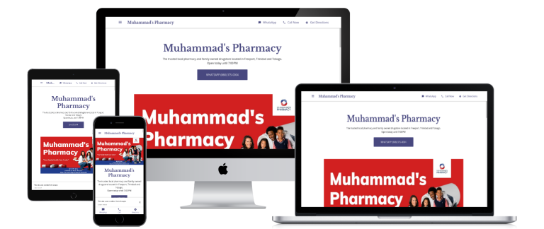 Muhammads pharmacy freeport trinidad google business profile optimized by DSDillon